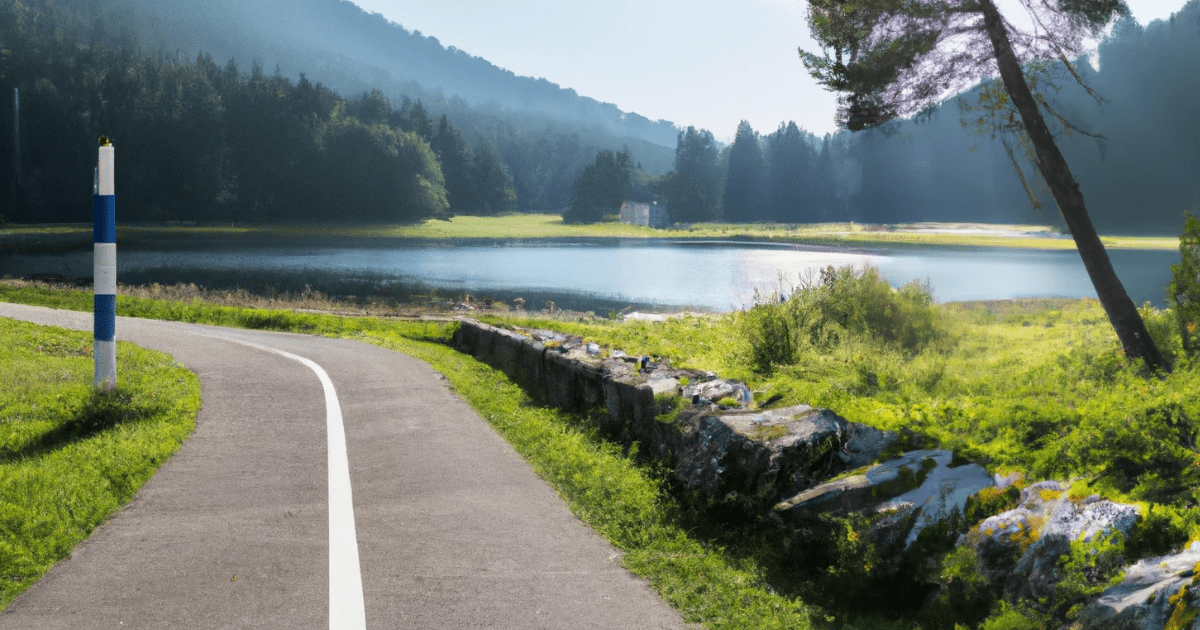 ciclabile lago santa croce